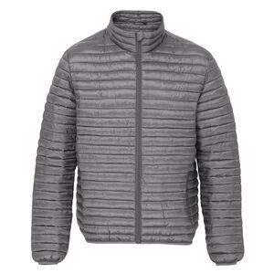 2786 Mens Tribe Fineline Padded Jacket / Steel